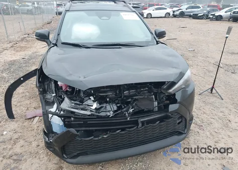 2024 Toyota Corolla Cross Hybrid Nightshade Edition from USA, damaged, VIN 7MUFBABG1RV035442